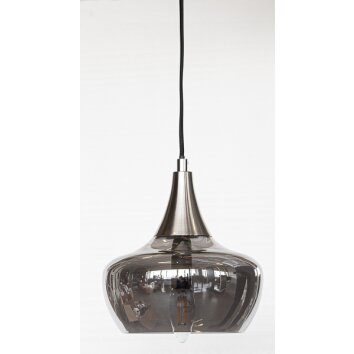 Illuminazione Globo Lighting Lea Lampadario a sospensione Nichel opaco, 1-Luce