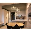 Illuminazione Globo Lighting Mateo Lampadario a sospensione Crema, 3-Luci