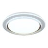 Illuminazione Globo Lighting Janice Plafoniera LED Bianco, 1-Luce, Telecomando, Cambia colore