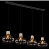 Illuminazione Globo Lighting Dorthy Lampadario a sospensione Grigio, Nero, 4-Luci