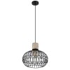 Illuminazione Globo Lighting Dorthy Lampadario a sospensione Grigio, Nero, 1-Luce