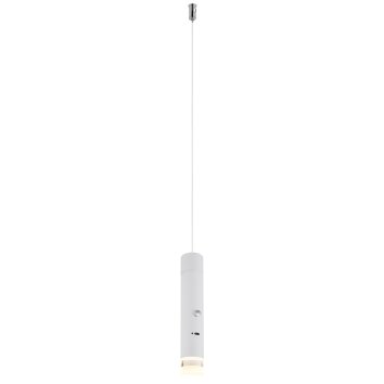 Illuminazione Globo Lighting Pelo Lampadario a sospensione LED Bianco, 1-Luce