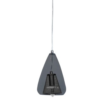 Illuminazione Globo Lighting Vera Lampadario a sospensione Nero, 1-Luce