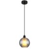 Illuminazione Globo Lighting Ulf Lampadario a sospensione Nero, 1-Luce