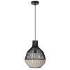 Illuminazione Globo Lighting Milena Lampadario a sospensione Nero, 1-Luce