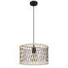 Illuminazione Globo Lighting Mali Lampadario a sospensione Nero, 1-Luce