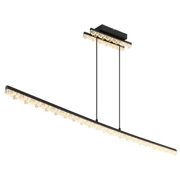 Illuminazione Globo Lighting Hilton Lampadario a sospensione LED Nero, 1-Luce