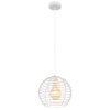 Illuminazione Globo Lighting Nesa Lampadario a sospensione Bianco, 1-Luce