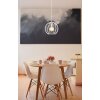 Illuminazione Globo Lighting Nesa Lampadario a sospensione Bianco, 1-Luce