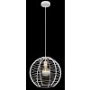 Illuminazione Globo Lighting Nesa Lampadario a sospensione Bianco, 1-Luce