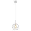Illuminazione Globo Lighting Nesa Lampadario a sospensione Bianco, 1-Luce