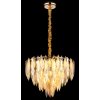 Illuminazione Globo Lighting Elinor Lampadario a corona Oro, 12-Luci