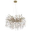 Illuminazione Globo Lighting Queena Lampadario a corona Oro, 10-Luci