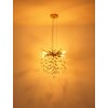 Illuminazione Globo Lighting Queena Lampadario a corona Oro, 4-Luci