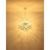 Illuminazione Globo Lighting Queena Lampadario a corona Argento, 10-Luci