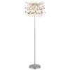 Illuminazione Globo Lighting Queena Lampada da terra Argento, 5-Luci