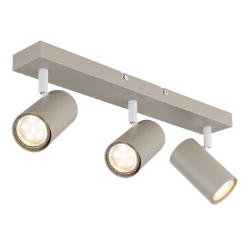 Illuminazione Globo Lighting Robby Plafoniera Sabbia, 3-Luci