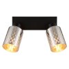 Illuminazione Globo Lighting Alonso Plafoniera Nero, 2-Luci