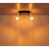 Illuminazione Globo Lighting Alonso Plafoniera Nero, 2-Luci