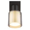 Illuminazione Globo Lighting Villegas Applique, Faretto da parete Nero, 1-Luce