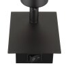 Illuminazione Globo Lighting Villegas Applique, Faretto da parete Nero, 1-Luce