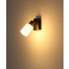 Illuminazione Globo Lighting Villegas Applique, Faretto da parete Nero, 1-Luce