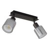 Illuminazione Globo Lighting Villegas Plafoniera Nero, 2-Luci