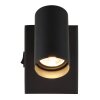 Illuminazione Globo Lighting Este Applique, Faretto da parete LED Cromo, Nero, 1-Luce