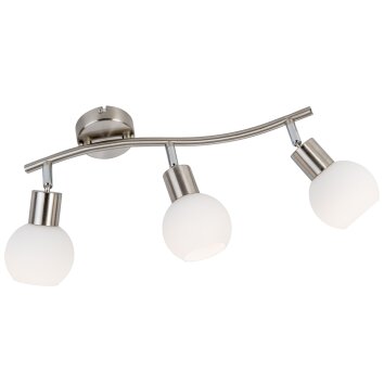 Illuminazione Globo Lighting Loxy Plafoniera Bianco, 3-Luci