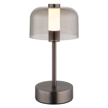 Illuminazione Globo Lighting Skyler Lampada da tavolo LED Nero, 1-Luce