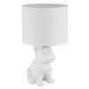 Illuminazione Globo Lighting Dogo Lampada da tavolo Bianco, 1-Luce