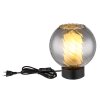 Illuminazione Globo Lighting Ulf Lampada da tavolo Nero, 1-Luce