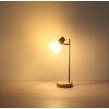 Illuminazione Globo Lighting Planta Lampada da tavolo Aspetto del legno, Sabbia, 1-Luce