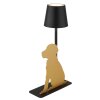 Illuminazione Globo Lighting Furri Lampada da tavolo LED Oro, Nero, 1-Luce