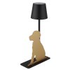 Illuminazione Globo Lighting Furri Lampada da tavolo LED Oro, Nero, 1-Luce