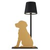 Illuminazione Globo Lighting Furri Lampada da tavolo LED Oro, Nero, 1-Luce