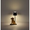 Illuminazione Globo Lighting Furri Lampada da tavolo LED Oro, Nero, 1-Luce