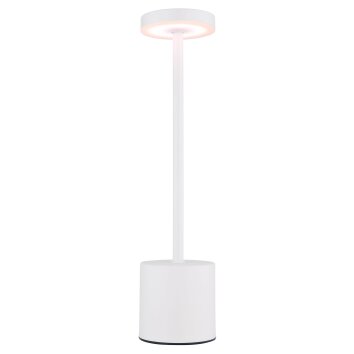 Illuminazione Globo Lighting Polina Lampada da tavolo LED Bianco, 1-Luce