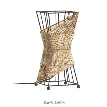 Illuminazione Globo Lighting Rinca Lampada da tavolo Nero, 1-Luce