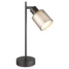 Illuminazione Globo Lighting Villegas Lampada da tavolo Nero, 1-Luce