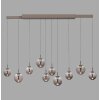 Illuminazione Paul Neuhaus E-Infinity Lampada a sospensione LED Bronzo, 10-Luci, Telecomando