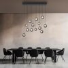 Illuminazione Paul Neuhaus Popup Lampada a sospensione LED Grigio, 13-Luci, Telecomando