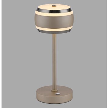 Illuminazione Paul Neuhaus Rings Lampada da tavolo LED Bronzo, Cromo, 1-Luce