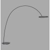 Illuminazione Paul Neuhaus Loop-Bow Lampada da terra, Lampade ad arco LED Nero, 2-Luci