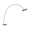 Illuminazione Paul Neuhaus Loop-Bow Lampada da terra, Lampade ad arco LED Nero, 2-Luci