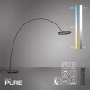 Illuminazione Paul Neuhaus Loop-Bow Lampada da terra LED Nero, 2-Luci