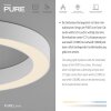Illuminazione Paul Neuhaus Round Plafoniera LED Bianco, 1-Luce, Telecomando