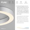 Illuminazione Paul Neuhaus Round Plafoniera LED Trasparente, chiaro, 1-Luce, Telecomando