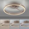 Illuminazione Paul Neuhaus Loop Plafoniera LED Bronzo, 2-Luci, Telecomando