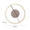 Illuminazione Paul Neuhaus Loop Plafoniera LED Bronzo, 2-Luci, Telecomando